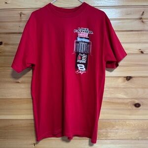 Winners Circle NASCAR Dale Earnhardt Jr Like Father Red Graphic Men's T-Shirt L